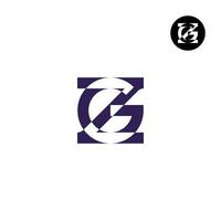 lettre gz zg monogramme logo conception Facile recouvrir vecteur