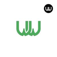 lettre ww monogramme logo conception vecteur