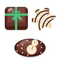 unique Noël bonbons vecteur clipart conception