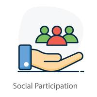 conception de la participation sociale vecteur