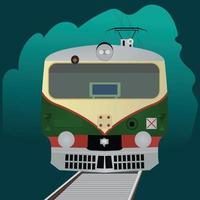 variantes des chemins de fer de banlieue indiens vecteur