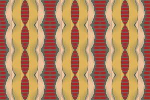 ikat en tissu paisley broderie Contexte. ikat chevron géométrique ethnique Oriental modèle traditionnel. ikat aztèque style abstrait conception pour impression texture, tissu, sari, sari, tapis. vecteur