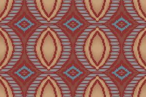 ikat paisley modèle broderie Contexte. ikat impression géométrique ethnique Oriental modèle traditionnel.aztèque style abstrait vecteur illustration.design pour texture, tissu, vêtements, emballage, paréo.