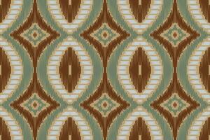 ikat paisley modèle broderie Contexte. ikat impressions géométrique ethnique Oriental modèle traditionnel. ikat aztèque style abstrait conception pour impression texture, tissu, sari, sari, tapis. vecteur