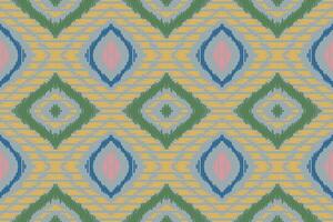 motif ikat paisley broderie Contexte. ikat chevron géométrique ethnique Oriental modèle traditionnel. ikat aztèque style abstrait conception pour impression texture, tissu, sari, sari, tapis. vecteur