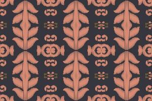 ikat floral paisley broderie Contexte. ikat Triangle géométrique ethnique Oriental modèle traditionnel. ikat aztèque style abstrait conception pour impression texture, tissu, sari, sari, tapis. vecteur