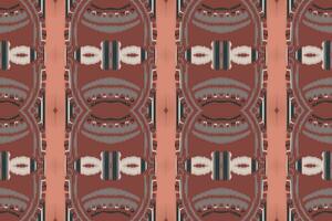 ikat damassé paisley broderie Contexte. ikat motifs géométrique ethnique Oriental modèle traditionnel.aztèque style abstrait vecteur illustration.design pour texture, tissu, vêtements, emballage, paréo.
