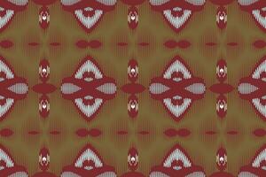 ikat damassé broderie Contexte. ikat rayures géométrique ethnique Oriental modèle traditionnel. ikat aztèque style abstrait conception pour impression texture, tissu, sari, sari, tapis. vecteur