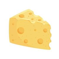 icône de portion de fromage vecteur