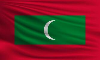 vecteur drapeau de Maldives