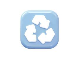 recycler icône vecteur illustration transparent