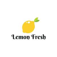 fruit citron Frais logo conception modèle vecteur