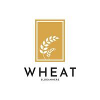 blé grain logo conception Créatif idée vecteur