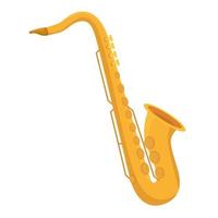 conception de vecteur icône instrument saxophone