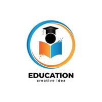modèle de vecteur de conception de logo d'éducation