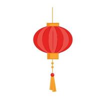 icône de décoration suspendue lampe chinoise vecteur