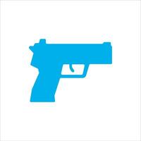 pistolet icône vecteur illustration symbole