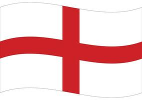 drapeau de Angleterre. Angleterre drapeau. Angleterre drapeau vague vecteur