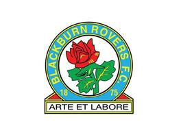 blackburn les vagabonds fc club symbole logo premier ligue Football abstrait conception vecteur illustration