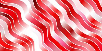 motif vectoriel rouge clair avec des lignes toute nouvelle illustration colorée avec motif de lignes pliées pour les pages de destination des sites Web