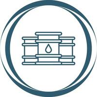 icône de vecteur de l'industrie pétrolière
