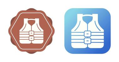 icône de vecteur de gilet de sauvetage