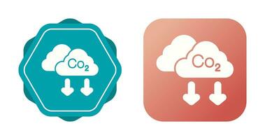 icône de vecteur de co2