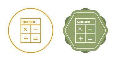 icône de vecteur de calculs