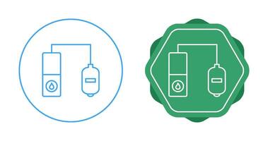 icône de vecteur de système de chauffage