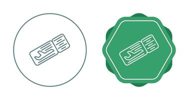 icône de vecteur de billets d'avion