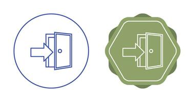 icône de vecteur de porte de sortie