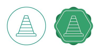 icône de vecteur de cône de signalisation