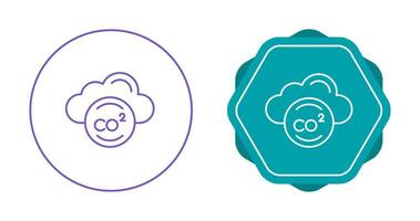 icône de vecteur de co2