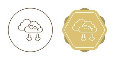 icône de vecteur de co2