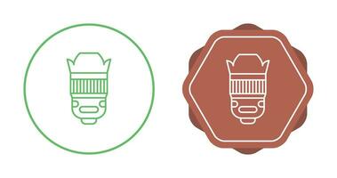 icône de vecteur d'objectif de caméra
