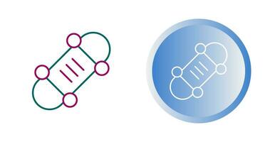 icône de vecteur de planche à roulettes