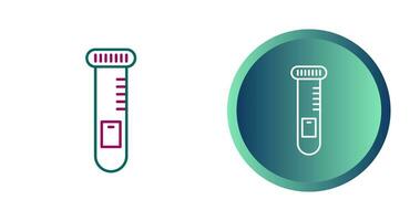 icône de vecteur de tube à essai