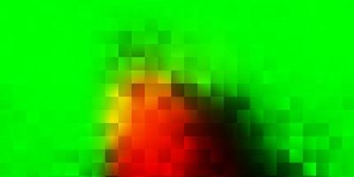 texture vecteur rouge vert clair avec des formes de memphis