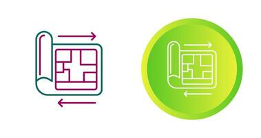 icône de vecteur de plan directeur