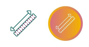 icône de vecteur de ruban à mesurer