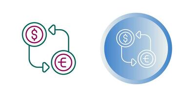 icône de vecteur de change de devises