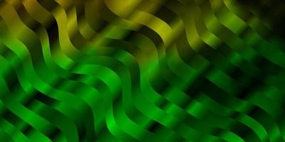 modèle vectoriel jaune vert clair avec des courbes
