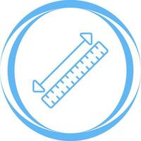 icône de vecteur de ruban à mesurer