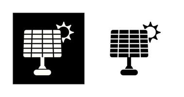 icône de vecteur de panneau solaire