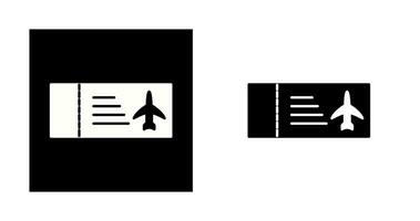 icône de vecteur de billets d'avion