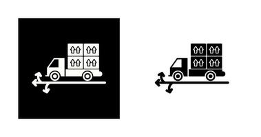 icône de vecteur de points de livraison multiples