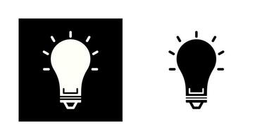 icône de vecteur d'ampoule électrique