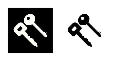 icône de vecteur de clés