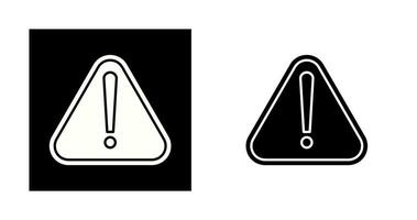 icône de vecteur de signe d'avertissement