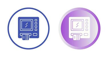 icône de vecteur de guichet automatique